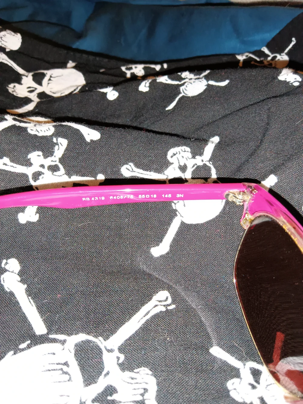 Ray-Ban RB4319 Purple Brown Lens Sunglasses